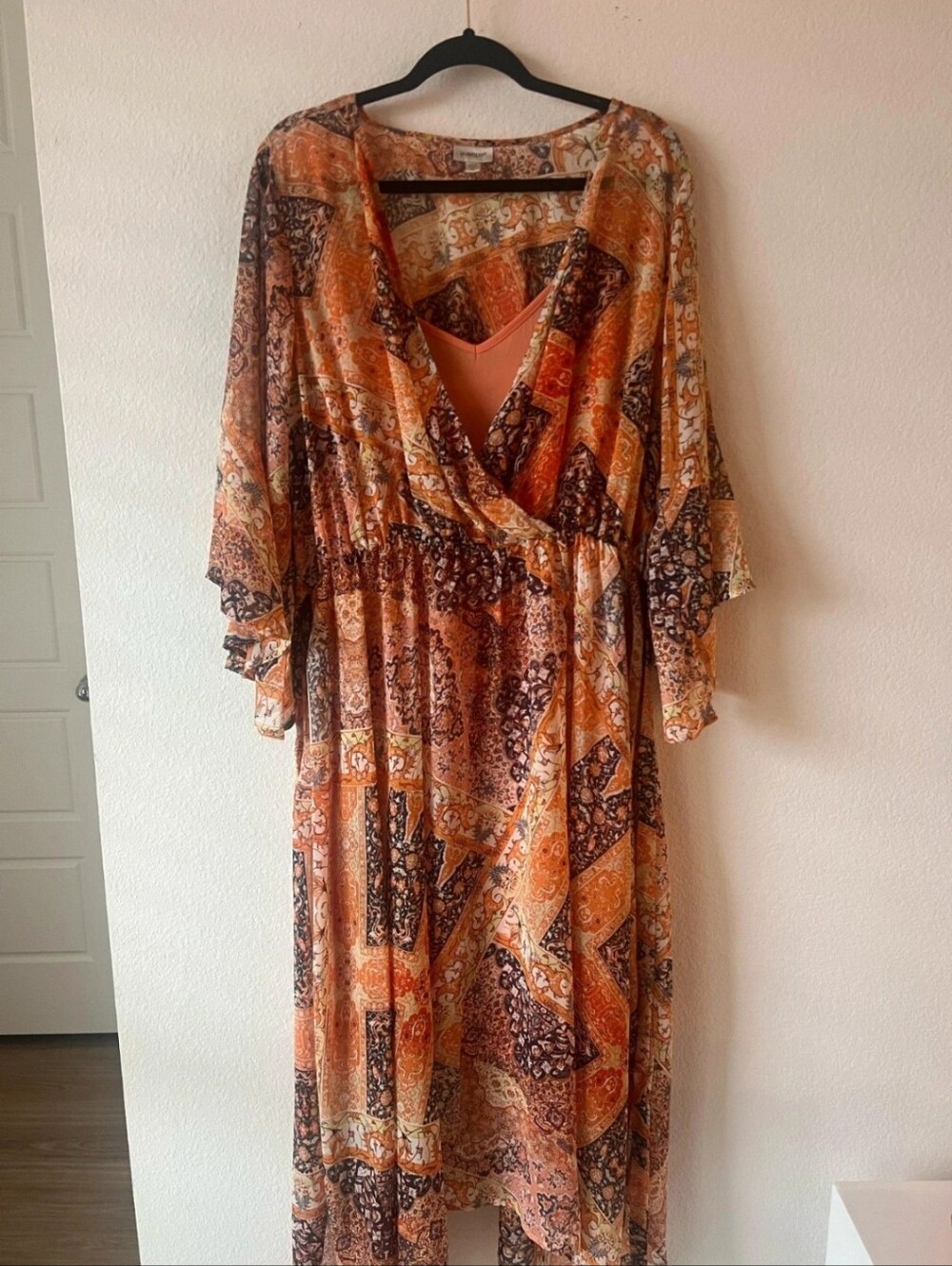 Avenue Vibrant Patchwork Maxi Dress